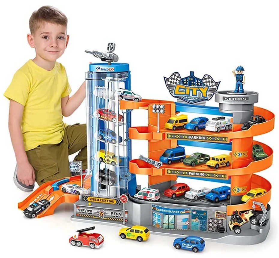 Garaj parcare cu 4 etaje, cu lift si 6 buc vehicule