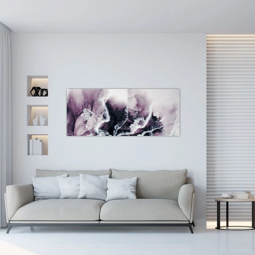 Tablou - Marmură violet N⁰2 (120x50 cm)