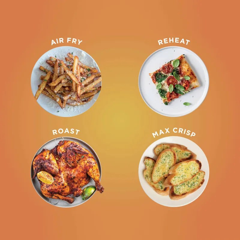 Friteuza dubla cu aer cald Ninja Foodi Dual Zone AF200EU, 2400 W, Zone independente, 7,6 l, 4 programe, 100-240°C, Max Crisp, Sync, Negru