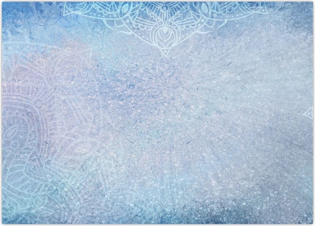 Tablou - Mandala in albastru (70x50 cm)