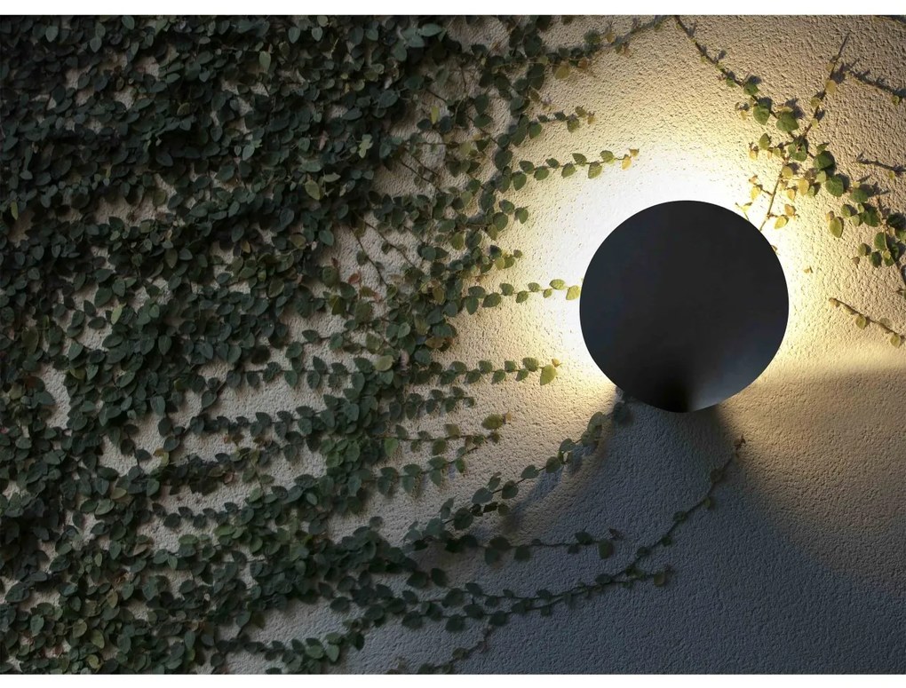 Aplica LED moderna de exterior ambientala IP65 LOTUS gri