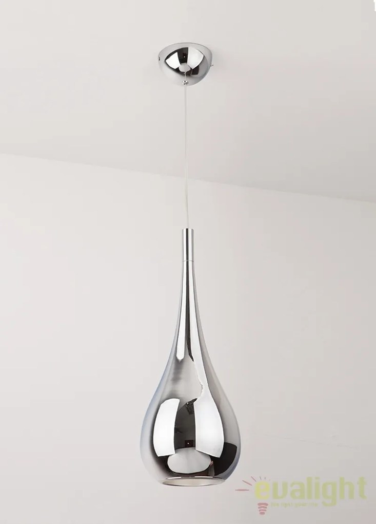 Pendul stil modern diam.20cm DROP crom P0230 MX