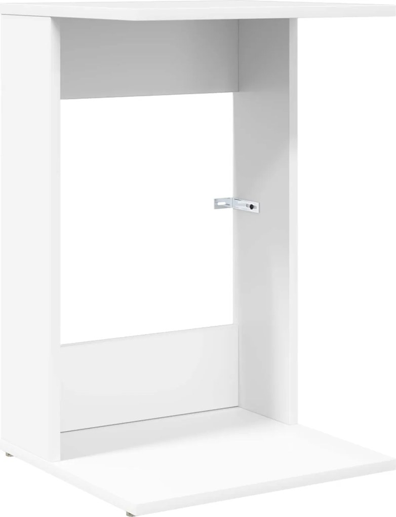 vidaXL Masă laterală Alb 40 x 38 x 62,5 cm Lemn compozit
