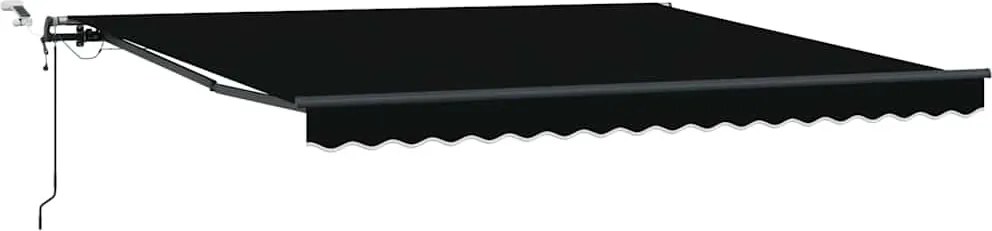 vidaXL Țesătură pentru copertină cu Negru 400 × 300 cm Poliester