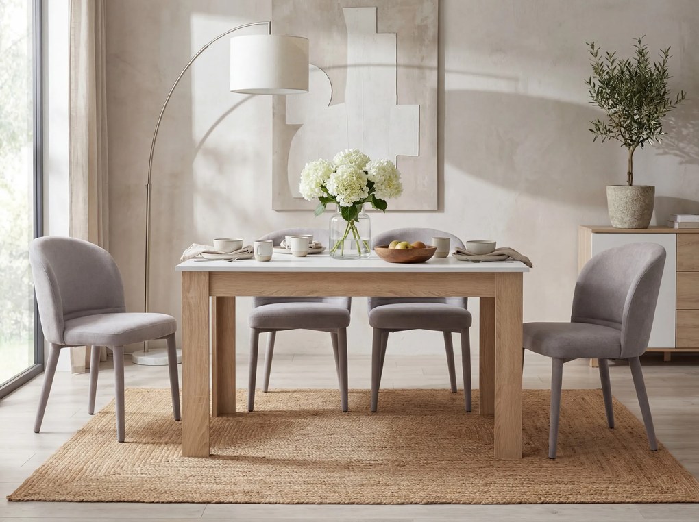 Scaun de sufragerie TINO WIND, gri