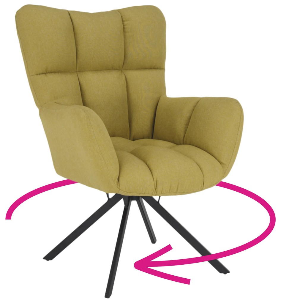 Fotoliu de design Komand (pistachio). 1020871