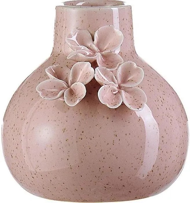 Vaza Ceramica Roz - Ceramica Roz Pastel Diametru 10cm x Inaltime 10cm