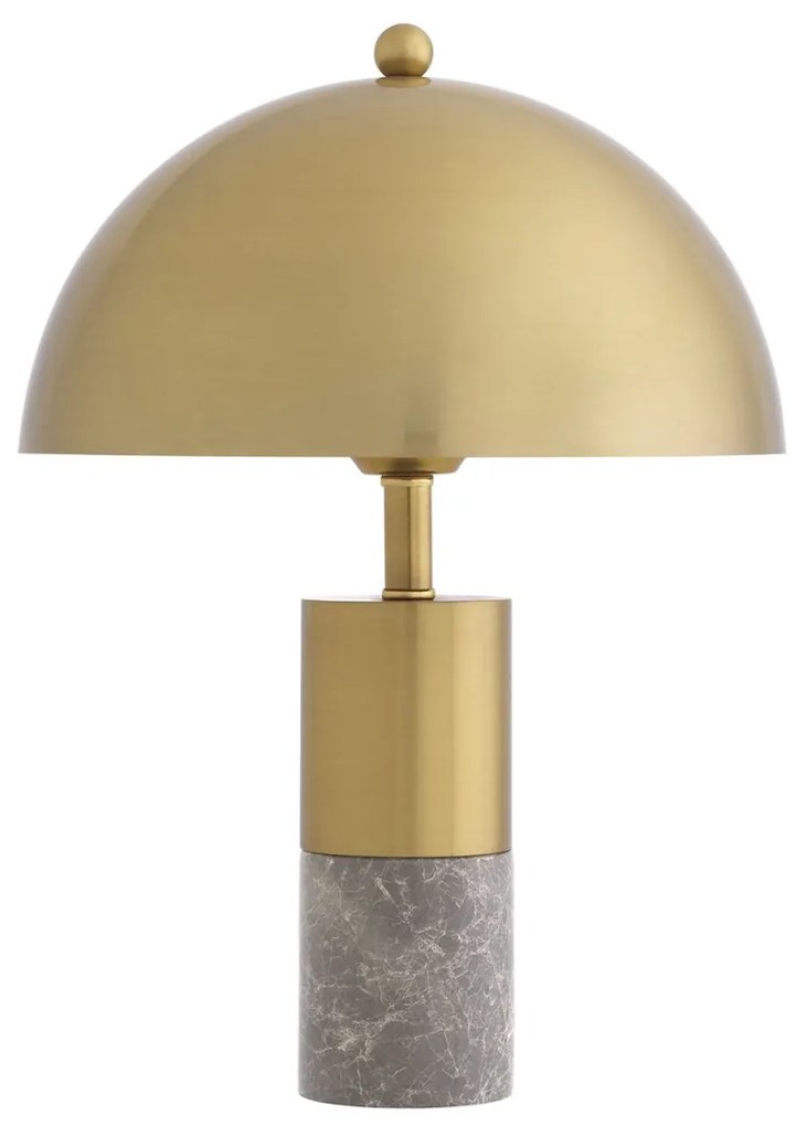 Veioza design LUX marmura gri/ metal alama Flair S
