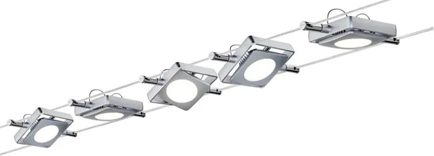 Paulmann 94108 - Set 5x LED 4,3W spot MAC 230V crom mat satinat