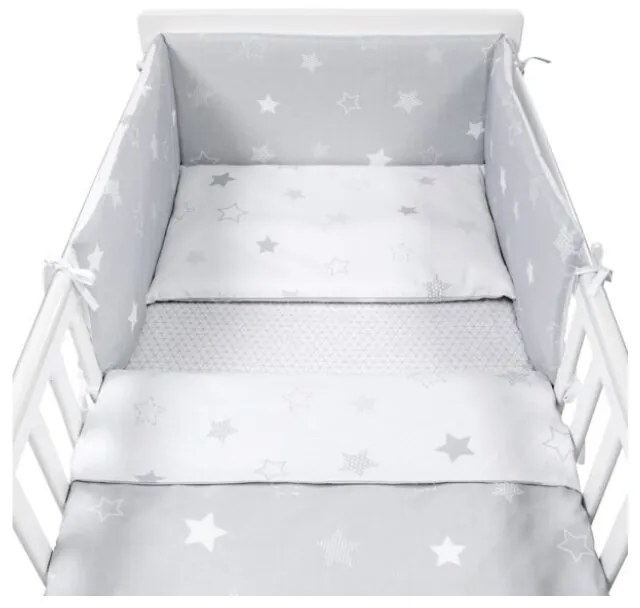 Klups - Lenjerie 3 piese Star Miracle din Bumbac, 135x100 cm
