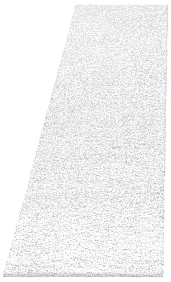 Covor tip traversă alb 80x250 cm Fluffy – Ayyildiz Carpets