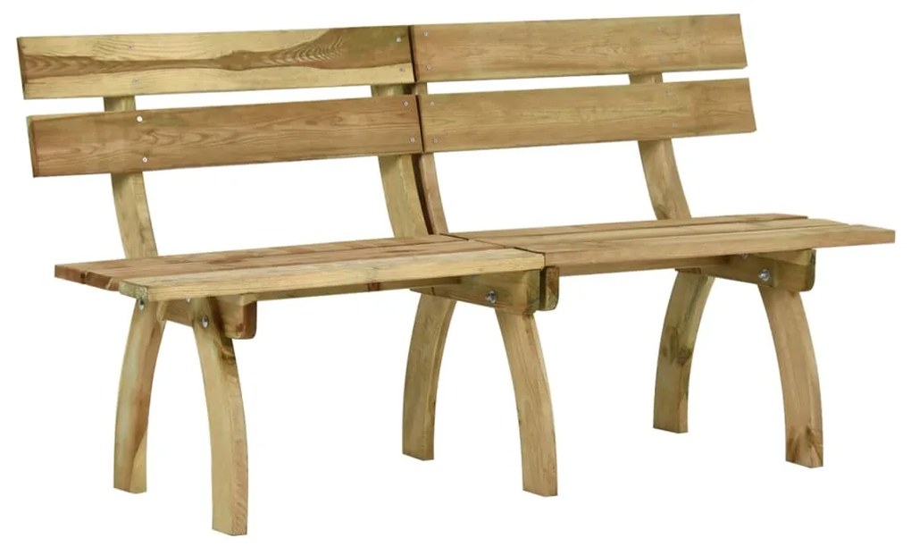 318401 vidaXL Bancă de grădină, 160 cm, lemn de pin tratat