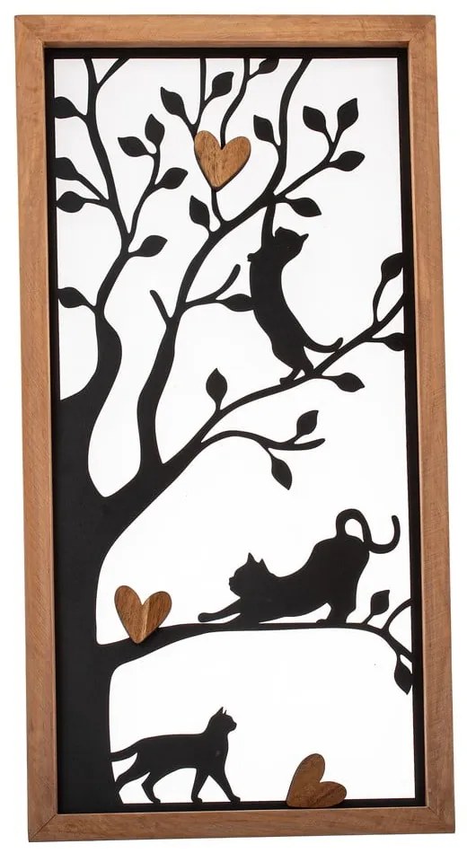 Decorațiune de perete din metal 31x61 cm – Dakls