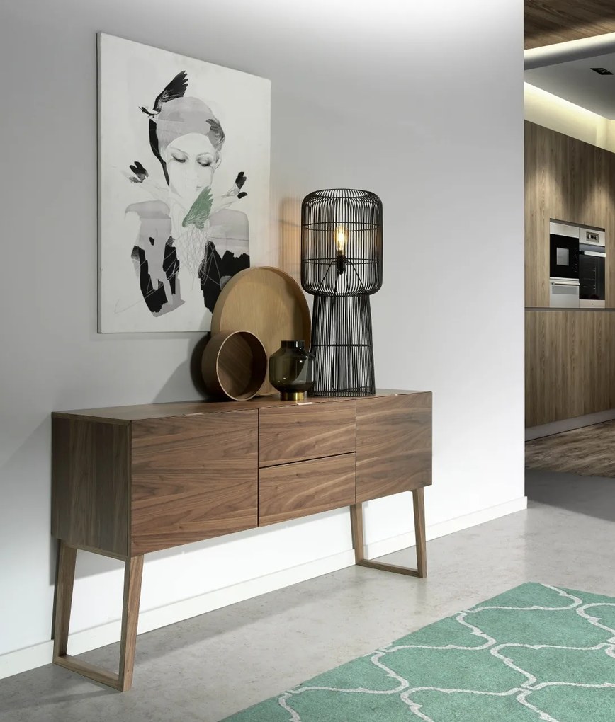 Comoda eleganta design modern Walnut AC-CP1702-E