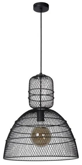 Lucide 78395/01/30 - lustră pe cablu GASSET 1xE27/60W/230V negru