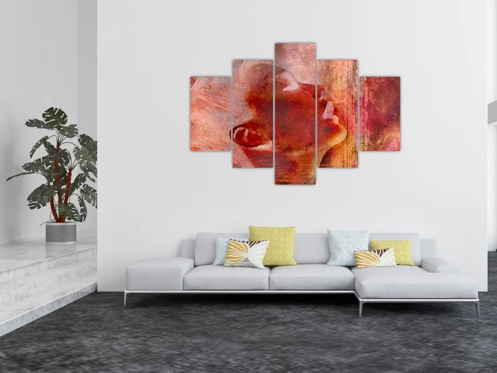 Tablou - Profilul feței feminine (150x105 cm)