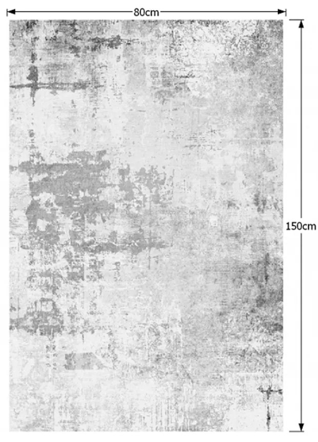 Covor 80x150 cm, gri, MARION TYP 2