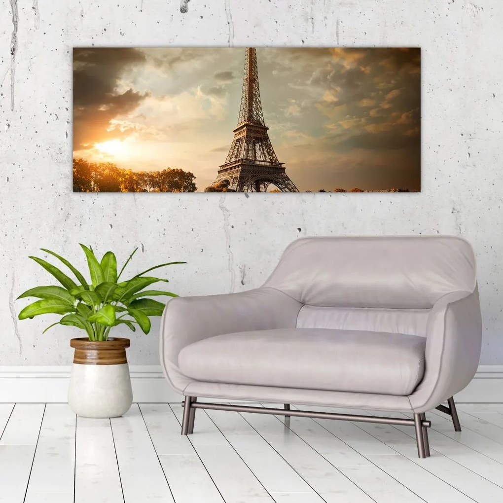 Tablou - Turnul Eiffel. Paris, Franța (120x50 cm)