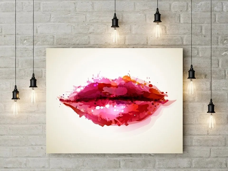 Tablou canvas Abstract Lips 120x80 cm