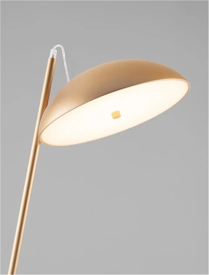 Lampadar, lampa de podea LED Flute auriu