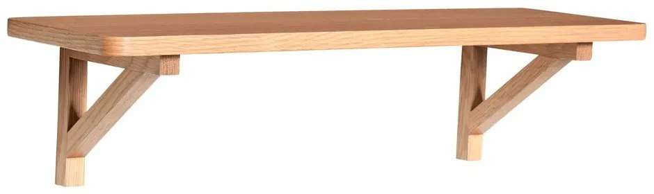 Raft în culoare naturală cu aspect de lemn de stejar 60 cm Arki – Hübsch