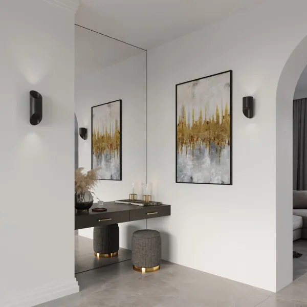 Aplică perete PENNE 30 1xG9/40W/230V negru