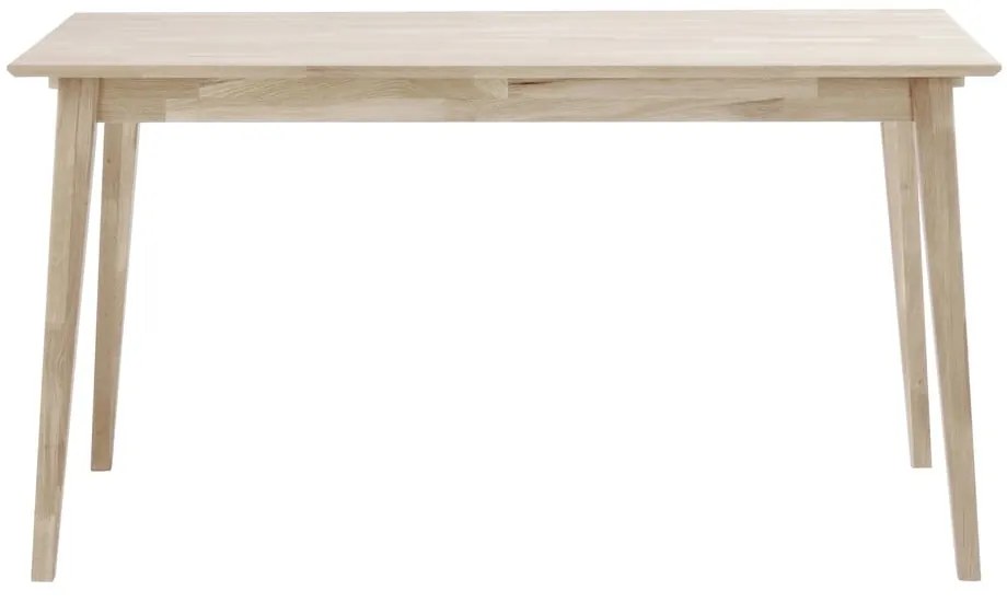 Masă de dining din stejar lăcuit Rowico Filippa, 140 x 90 cm, mat