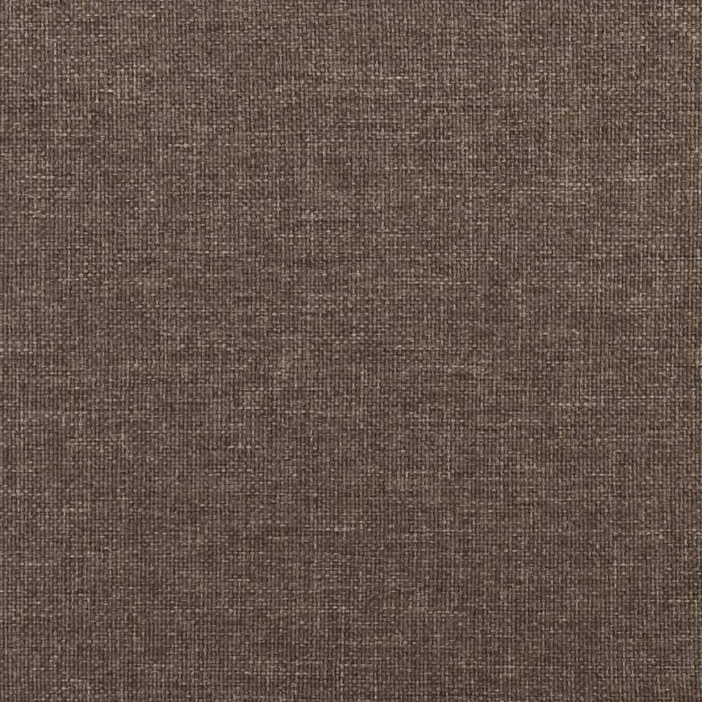 Taburet, gri taupe, 45x29,5x39 cm, material textil Taupe in rjava