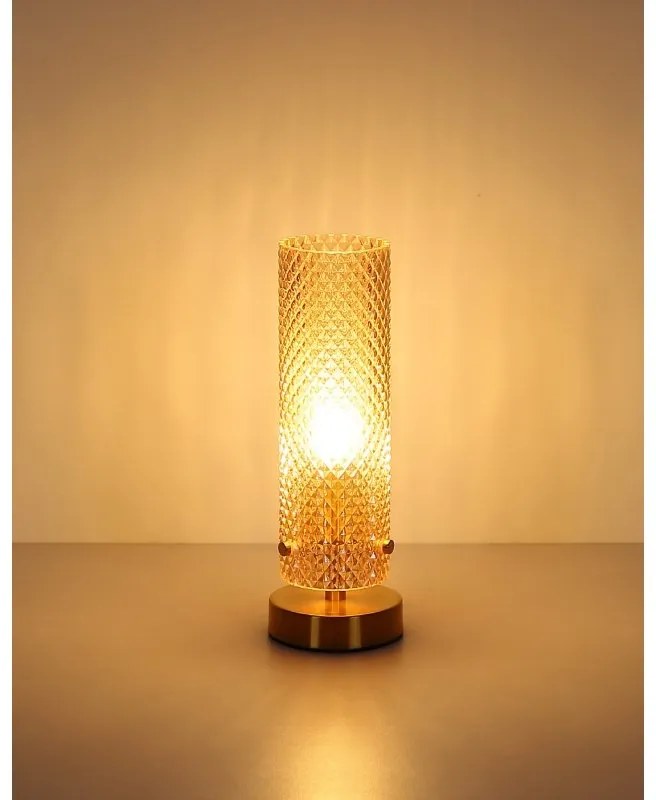 Veioza, Lampa de masa design decorativ Karolo 15775T GL