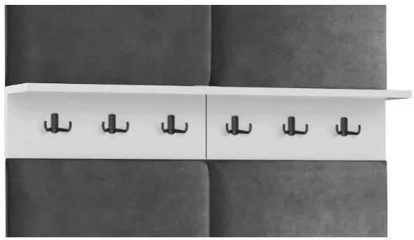 Cuier pentru hol White/ Craft/ Grey