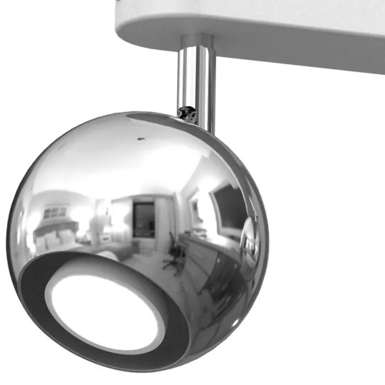 Spot COMET 3xGU10/8W/230V alb/crom lucios