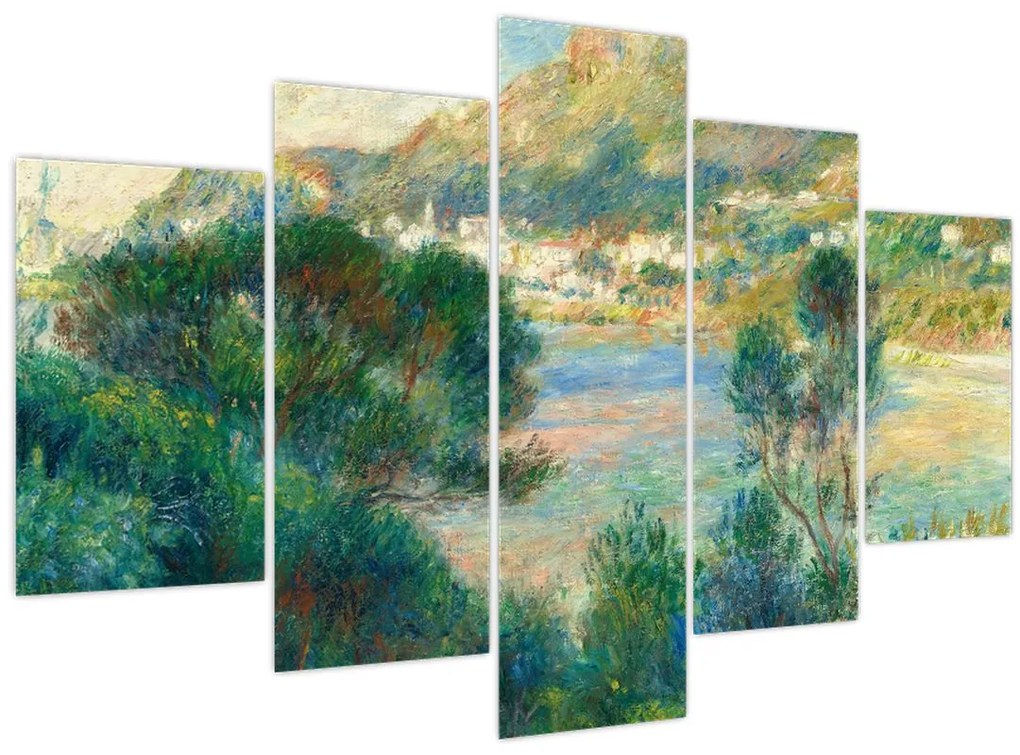 Tablou - Auguste Renoir, View of Monte Carlo from Cap Martin, reproducere (150x105 cm)
