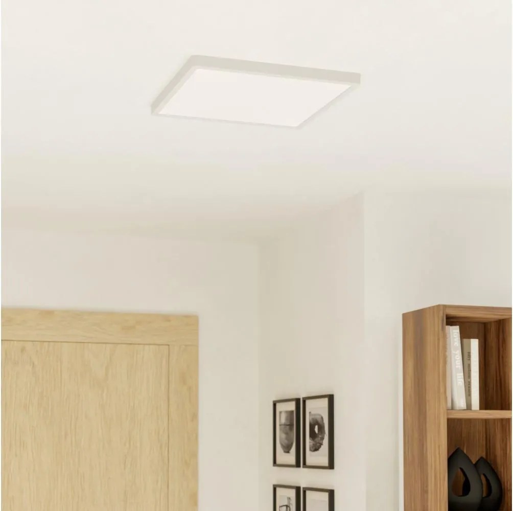 Eglo 901729 - Plafonieră LED pentru baie FUEVA-Z RGBW, dimmabilă, 17,8 W, 230 V, Ø39 cm, IP44, alb