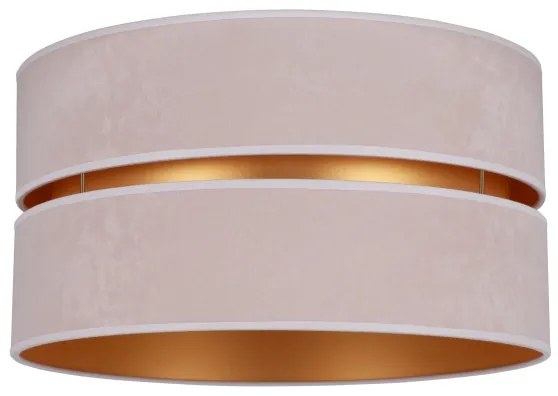 Plafonieră Duolla DUO 1xE27/15W/230V d. 40 cm bej/auriu