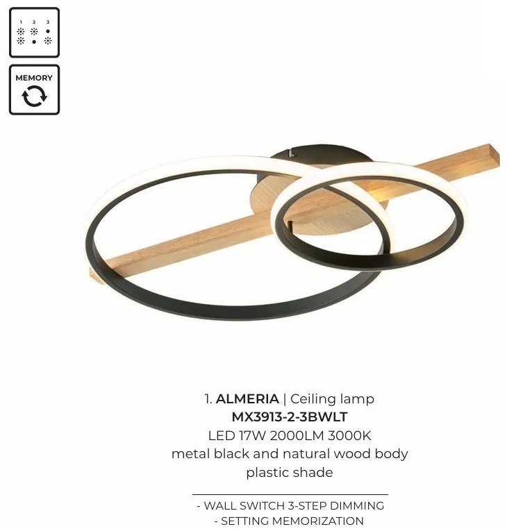Plafoniera LED design modern Almeria