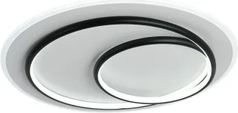 Brilagi - Plafonieră LED dimabilă FLARE LED/70W/230V Ø 50 cm albă/neagră + telecomandă