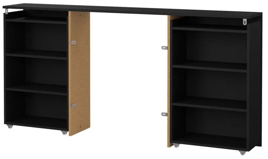 Tăblie de pat neagră 165x80 cm Naia – Tvilum