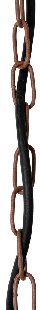 Lampă suspendată modernă pentru exterior maro ruginiu IP44 - Kansas