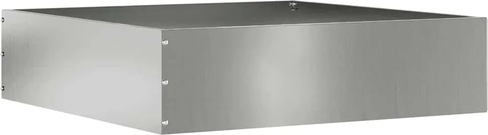 vidaXL Margine pentru gazon Argintiu 50 x 50 x 13 cm Oțel Galvanizat