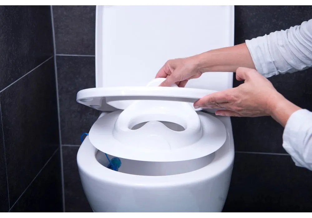 Reductor capac WC pentru copii gri deschis Bella Bambina – Rotho