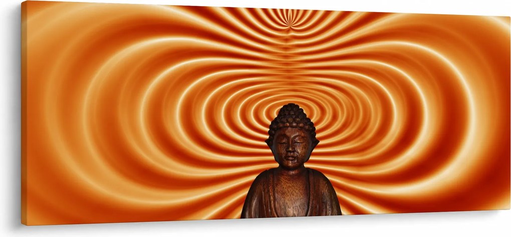 Tablou cu statuie mică (120x50 cm)