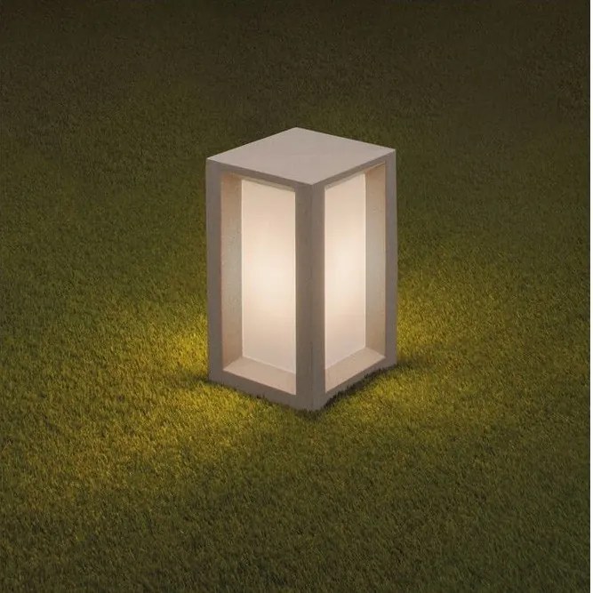 Stalp pentru iluminat exterior IP65 CASTRO alb, H-35cm NVL-9739352