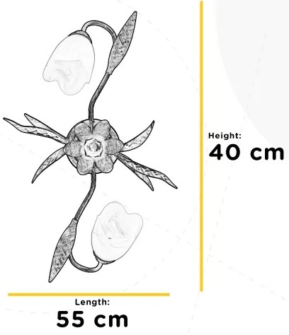 Plafonieră SONIA 2xE14/6W/230V ONLI