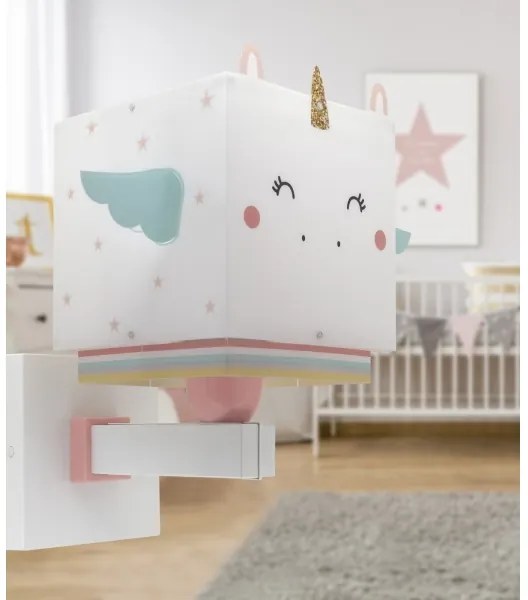 Aplică pentru copii LITTLE UNICORN 1xE27/15W/230V Dalber 64599