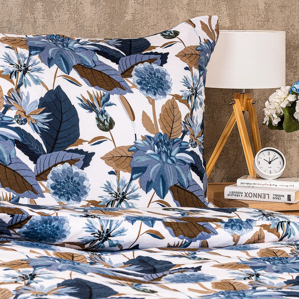 Lenjerie d epat 4Home Blooming flanelă, 140 x 220 cm, 70 x 90 cm
