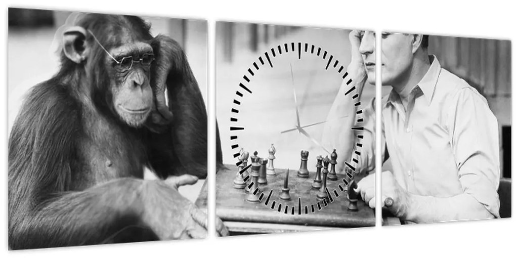 Tablou - Circ 2 (cu ceas) (90x30 cm)