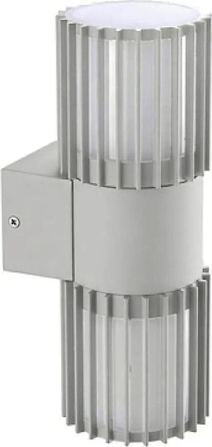 BRILAGI - Aplica de perete pentru exterior ARMOR 2xGU10/35W/230V IP44 gri