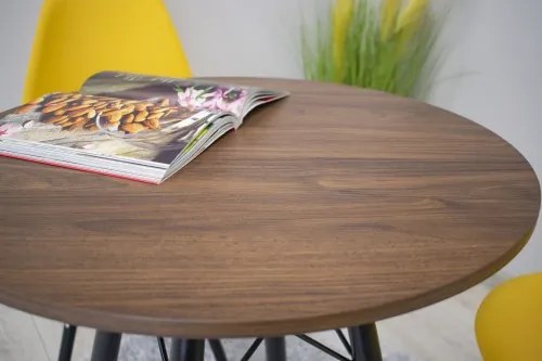 Masă rotundă ANELLO Dark Ash 60cm