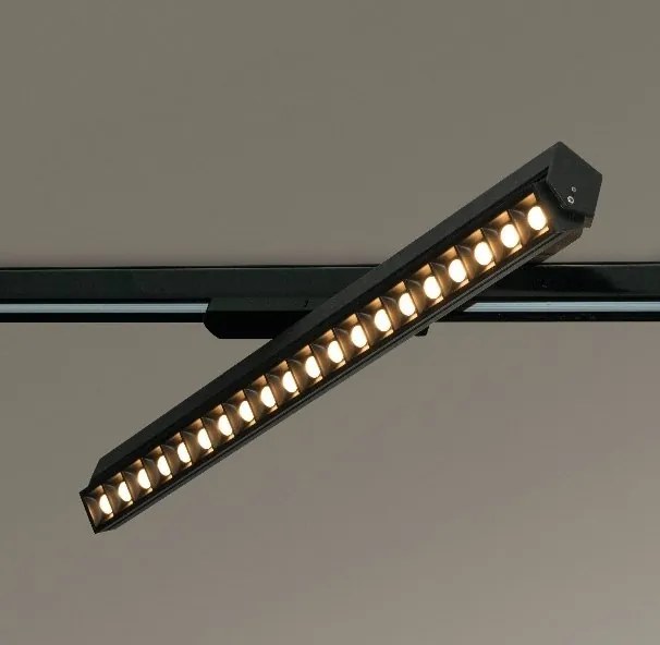 Modul negru liniar LED 3000K, Accesoriu pentru sine trifazate Mantra, CRETA MA-8360