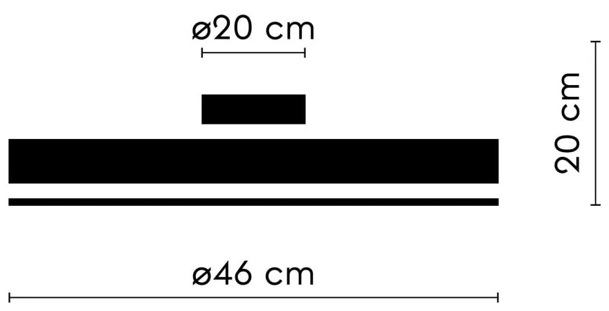 Plafonieră albă LED Enkel – SULION